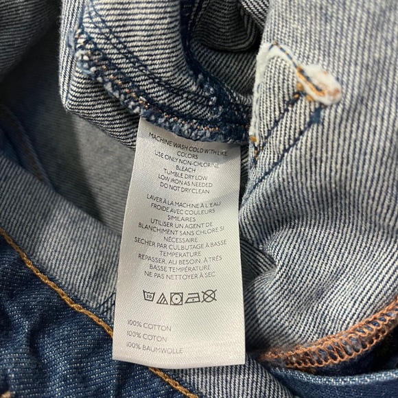 NWT Free People We The Free Palmer Cuffed Jean in tunnel vision Size 32 - Picture 9 of 10